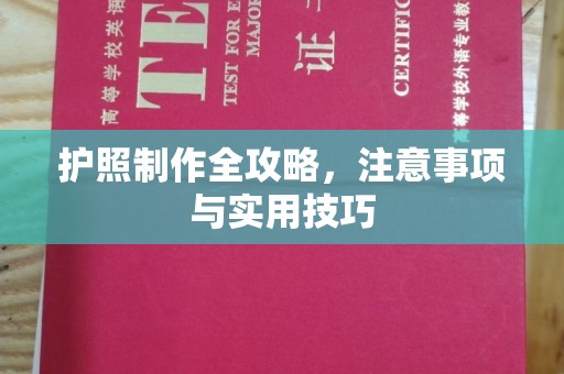 三元护照制作全攻略，注意事项与实用技巧